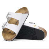 Arizona PRO ESD Cuir naturel enduit - White