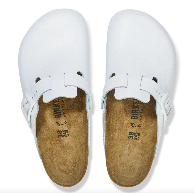 Boston PRO Cuir naturel - White