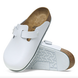 Boston PRO Cuir naturel - White