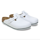 Boston PRO Cuir naturel - White
