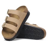 Florida Flex Platform Cuir nubuck - Sandcastle