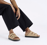 Florida Flex Platform Cuir nubuck - Sandcastle