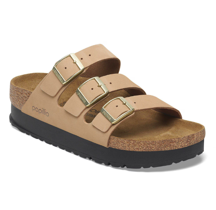 Florida Flex Platform Cuir nubuck - Sandcastle
