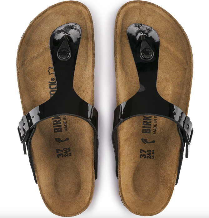 Gizeh Birko-Flor verni - Black Patent
