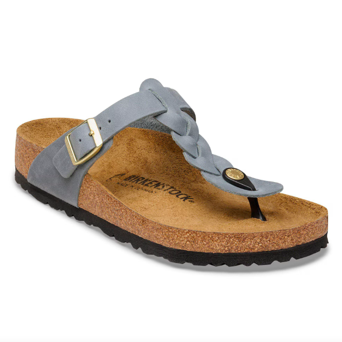 Gizeh Braided Cuir huilé - Basalt Gray
