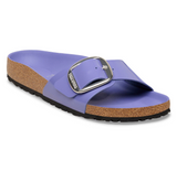 Madrid Big Buckle Cuir naturel verni - High-Shine Purple Dusk