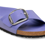 Madrid Big Buckle Cuir naturel verni - High-Shine Purple Dusk
