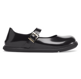 Mantova Cup Sole Cuir naturel verni - Noir brillant