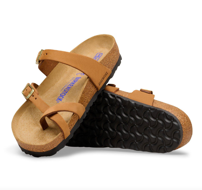 Mayari Lit de pied souple Cuir nubuck - Beige