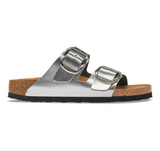 Arizona Big Buckle Cuir naturel - Metallic Silver