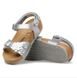Rio Plain Flowers Kids Birko-Flor - Electric Metallic Silver