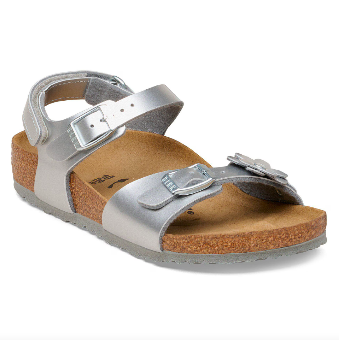 Rio Plain Flowers Kids Birko-Flor - Electric Metallic Silver