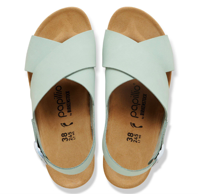 Samira Cuir nubuck - Pure Sage