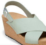 Samira Cuir nubuck - Pure Sage