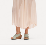 Samira Cuir nubuck - Pure Sage