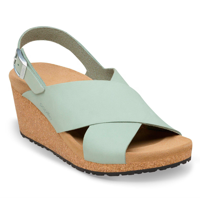 Samira Cuir nubuck - Pure Sage