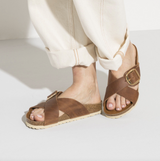 Siena Big Buckle Cuir huilé  Cognac