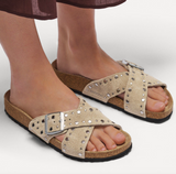Siena Rivet Suède - Taupe