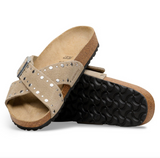 Siena Rivet Suède - Taupe